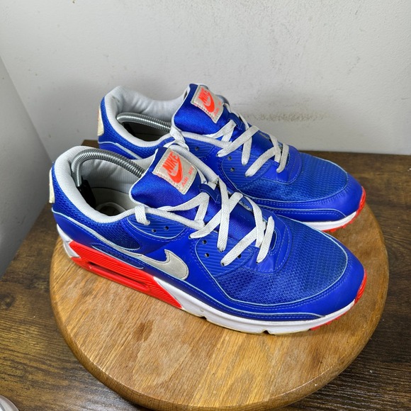 Nike Other - Nike Air Max 90 Mens Shoes Signal Blue Game Royal Chile Red DM8316-400 Size 12.5